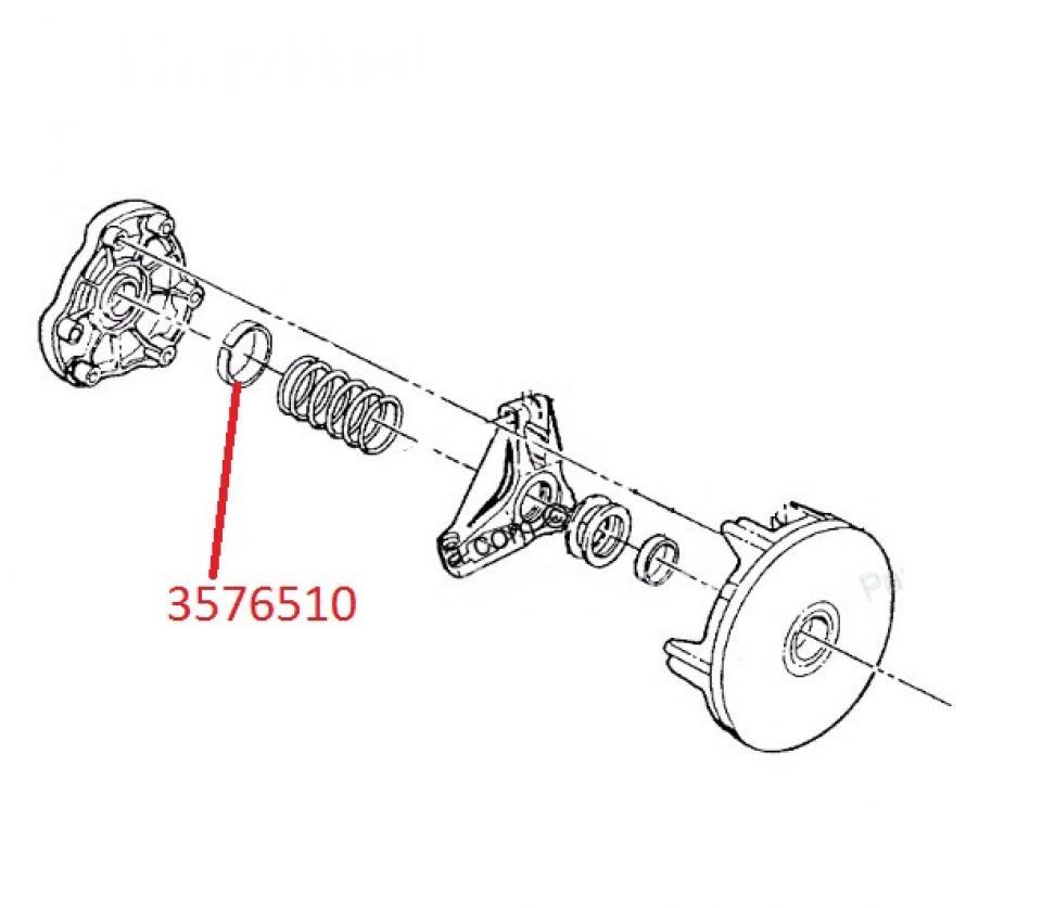 Bague de glissement de canon de variateur pour Quad ATV Polaris 3576510 Occasion