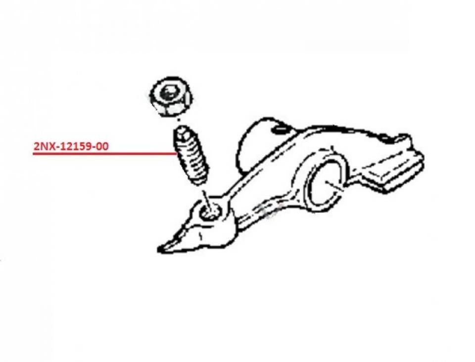 Vis de réglage du jeu aux soupapes pour moto Yamaha 600 XT 1990-1995 2NX-12159-00