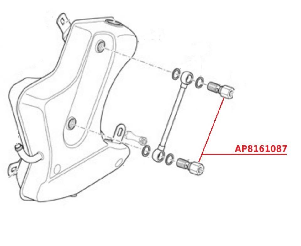 Visserie origine pour Moto Aprilia 1000 Tuono Après 2007 AP8161087 Neuf