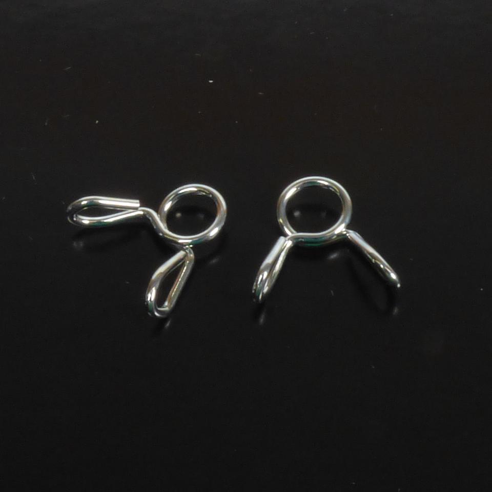 Paire de petits colliers de serrage de durite de Ø5mm à Ø6mm Neuf pour moto scooter