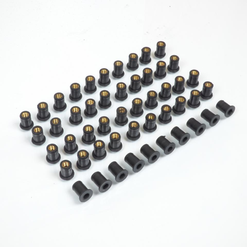 Lot de 50 écrou emporté Ø10mm M5 pas 0.80 One bulle pare brise pour moto scooter Neuf