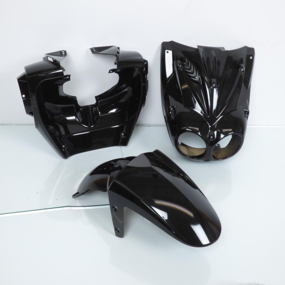 Kit carénage TNT pour Scooter MBK 50 Stunt Après 2004 7 pièces noir brillant Neuf