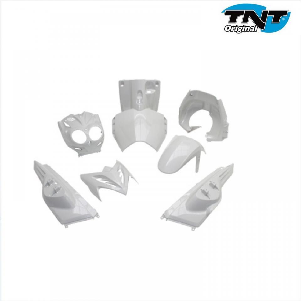 Kit carénage TNT pour Scooter Yamaha 50 Slider Après 2004 7 pièces blanc Neuf