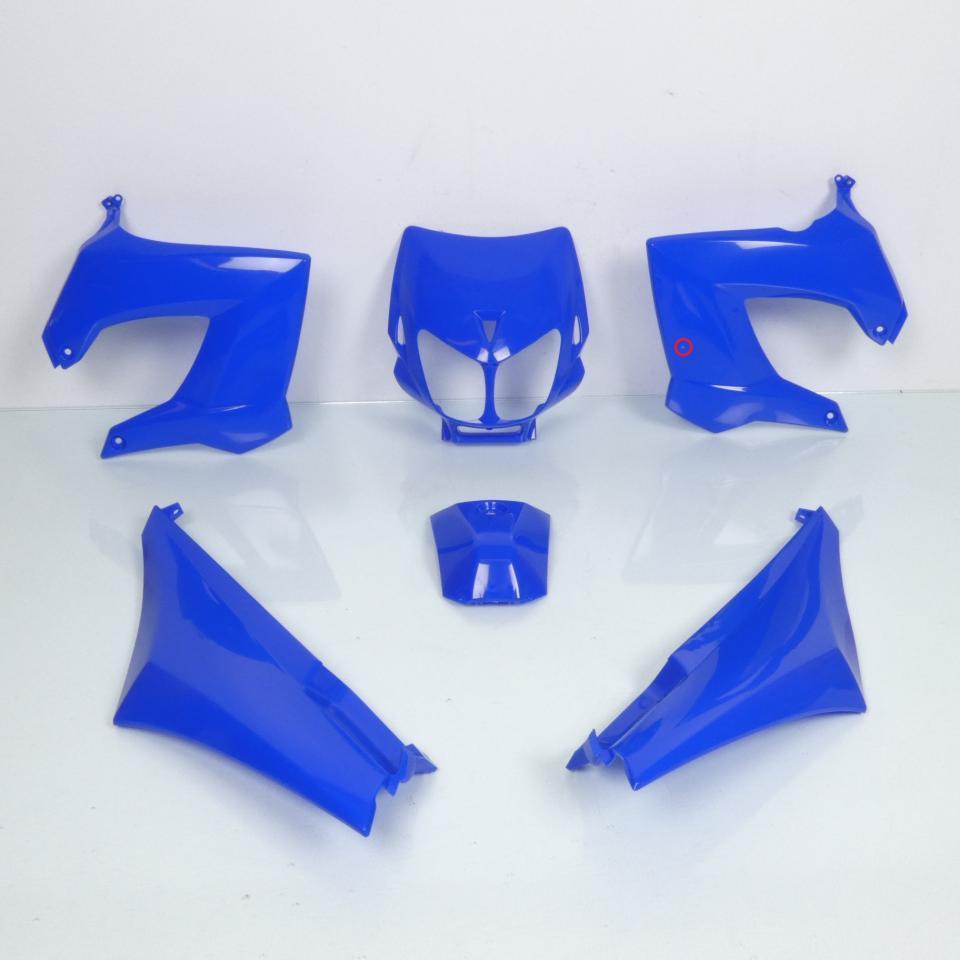 Kit carénage P2R pour Moto Derbi 50 Senda 2000 à 2010 8 pièces bleu Occasion