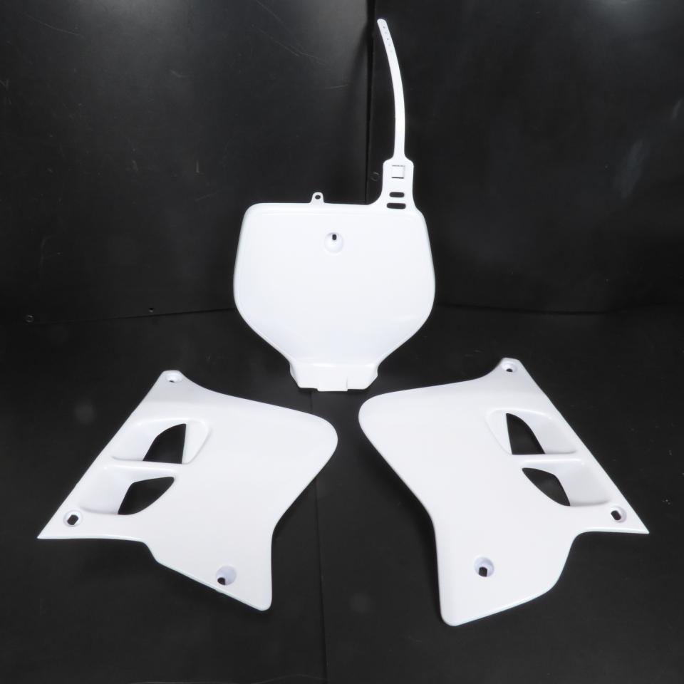 Kit carénage UFO pour Moto Yamaha 250 YZ 1993 à 1995 YAKIT295999 / blanc 5 pièces Neuf