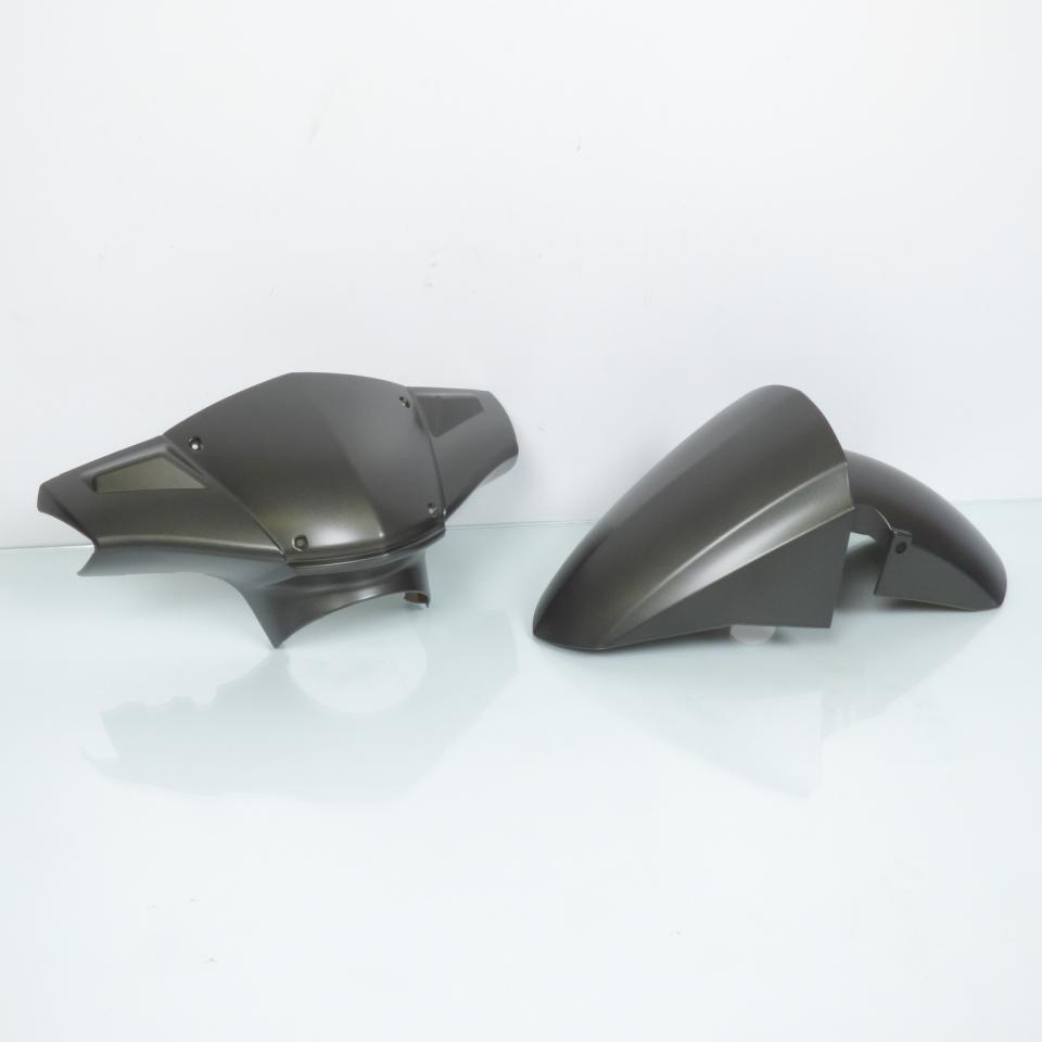 KIT CARÉNAGE TNT 6 pièce gris mat pour scooter Peugeot 50 Kisbee 2T et