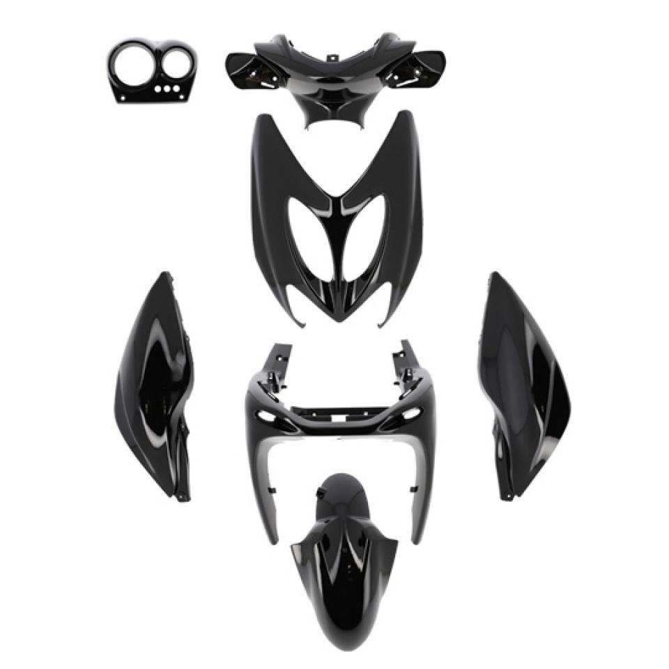 Kit carénage noir brillant Tun'R pour scooter MBK 50 Nitro 2002 à 2012 Neuf