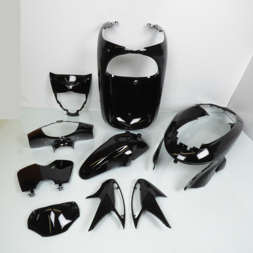 Kit carénage S-Line pour Scooter Honda 125 SH 2005 à 2008 10 pièce noir brillant