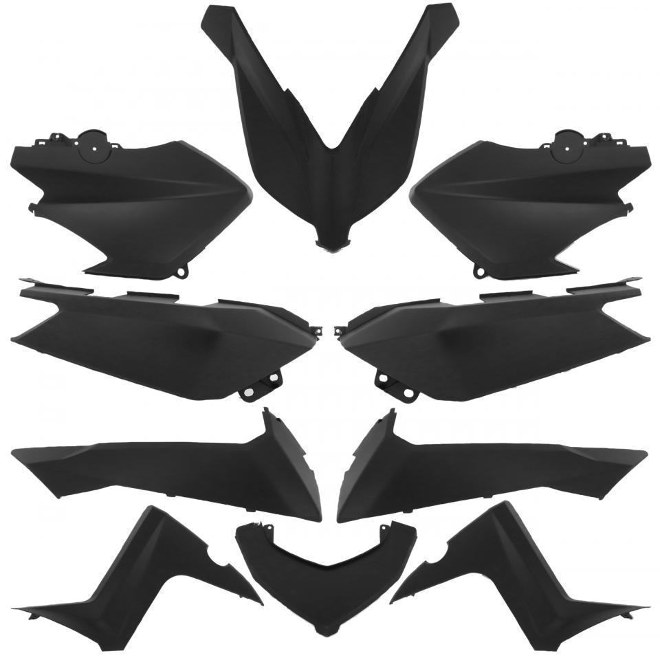 Kit carénage P2R pour Scooter Yamaha 125 X-Max 2014 à 2017 10 pieces noir mat Neuf