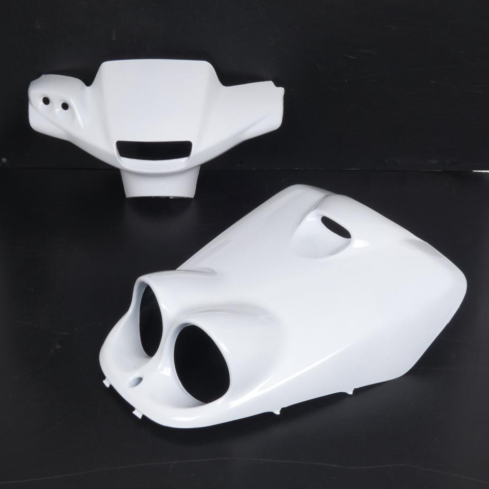 Kit carénage P2R pour scooter Yamaha 50 BW'S SPY 1995 à 2006 blanc brillant Neuf