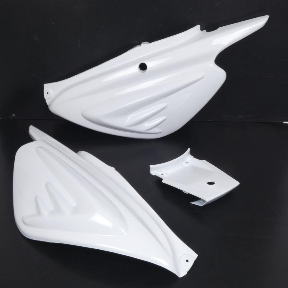 Kit carénage P2R pour scooter Yamaha 50 BW'S SPY 1995 à 2006 blanc brillant Neuf