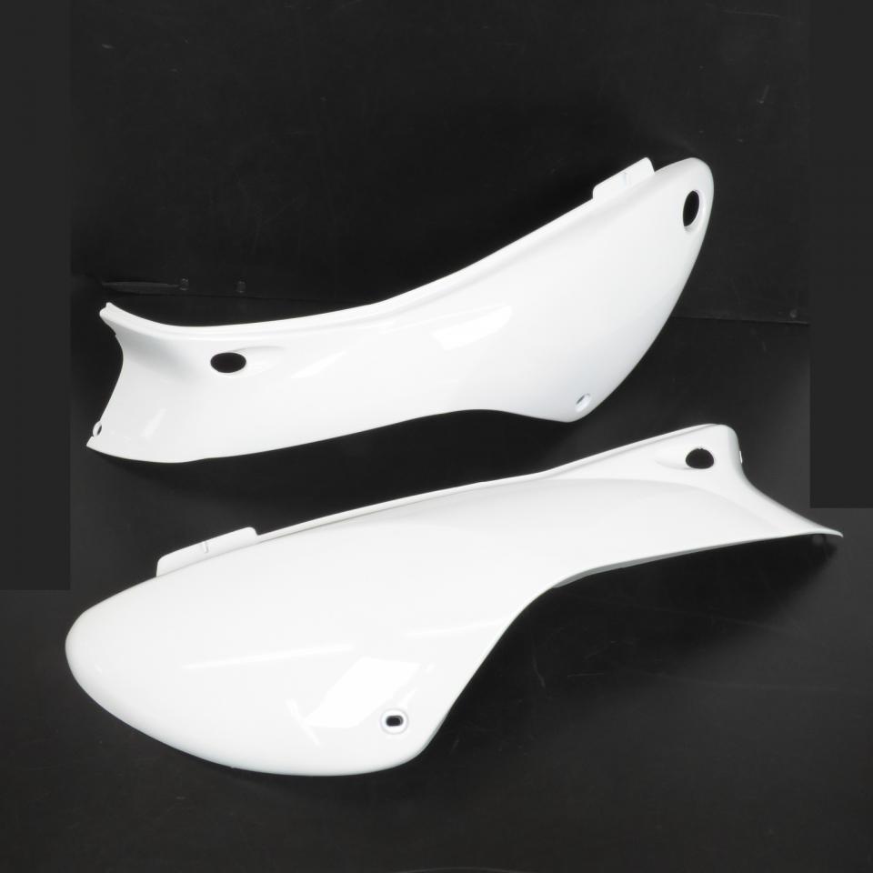 Kit carénage blanc brillant pour scooter Peugeot 50 TKR 2007 à 2020 7 pieces