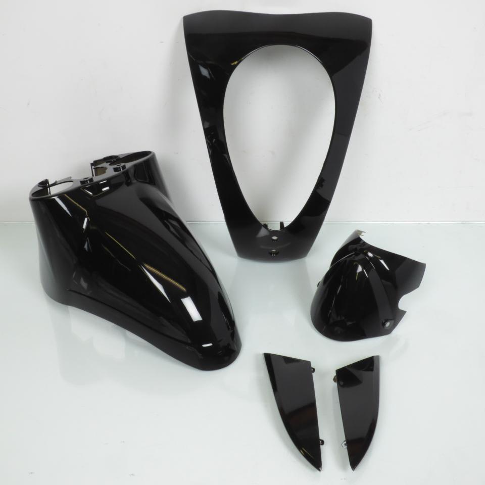 Kit carénage  noir brillant pour scooter Sym 50 Mio 4T Avant 2020 10 pieces Neuf