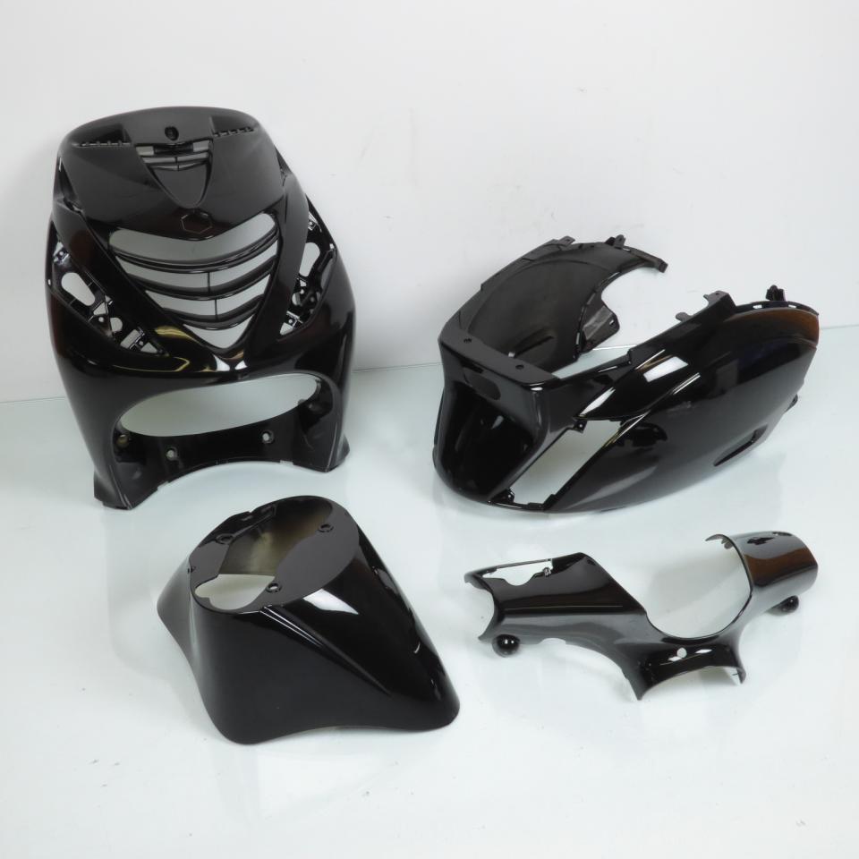 Kit carénage P2R pour scooter Piaggio 50 Zip SP 2020 5 pièces noir brillant Neuf