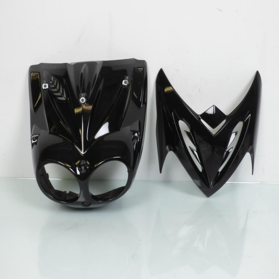 Kit carénage noir brillant pour scooter MBK 50 Stunt Avant 2020 11 pieces Neuf