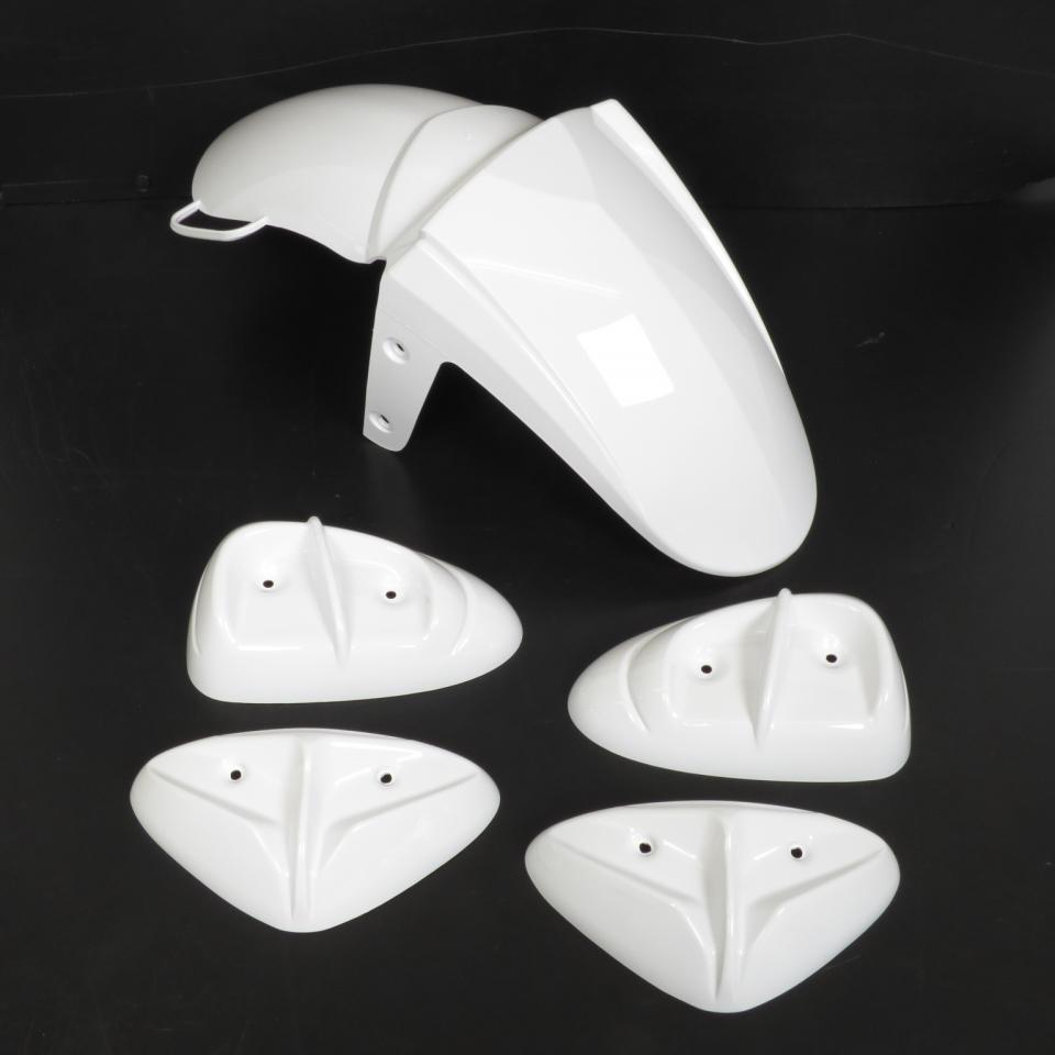 Kit carénage blanc brillant pour scooter MBK 50 Stunt Avant 2020 11 pieces Neuf