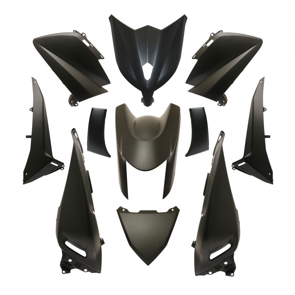 Kit carénage noir mat pour scooter Yamaha 530 Tmax 2012 à 2014 11 pieces Neuf