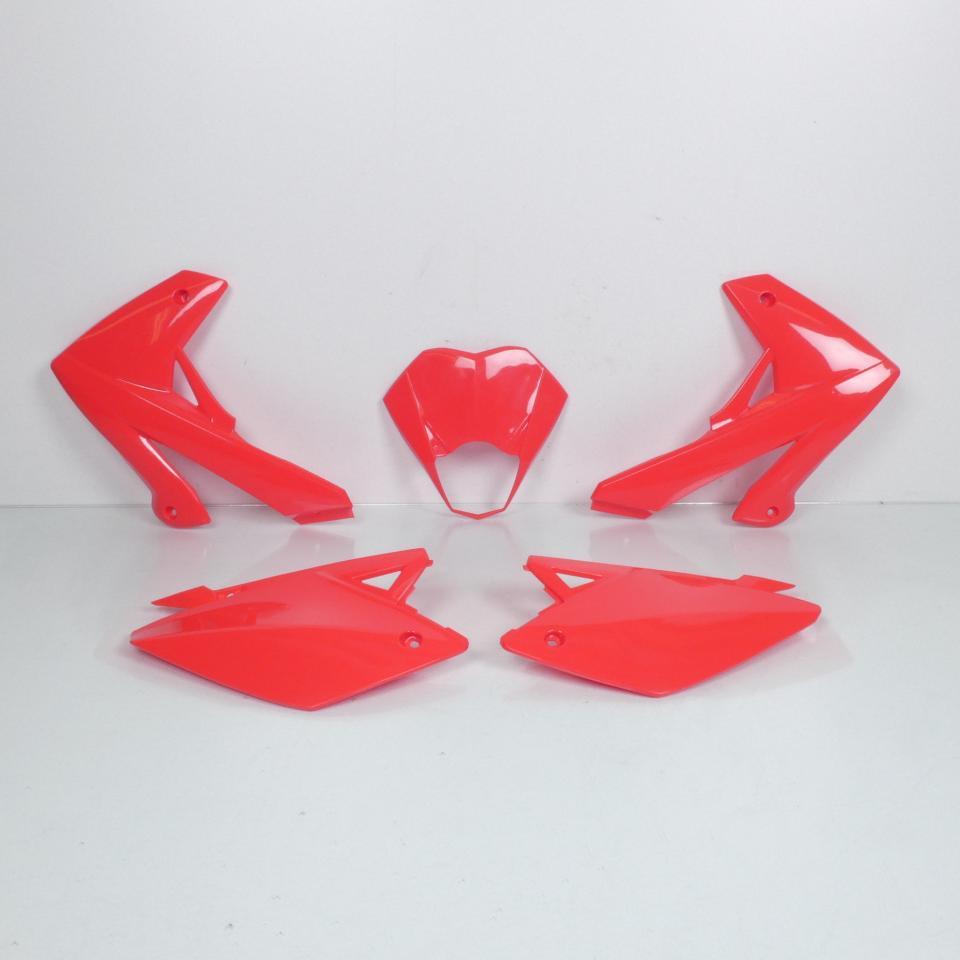 Kit carénage plastique rouge P2R pour moto Rieju 125 Marathon Pro Sm 2013 Neuf