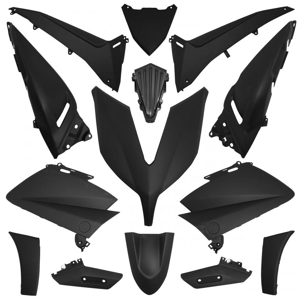 Kit carénage noir mat pour scooter Yamaha 530 Tmax 2015 à 2020 14 pieces Neuf