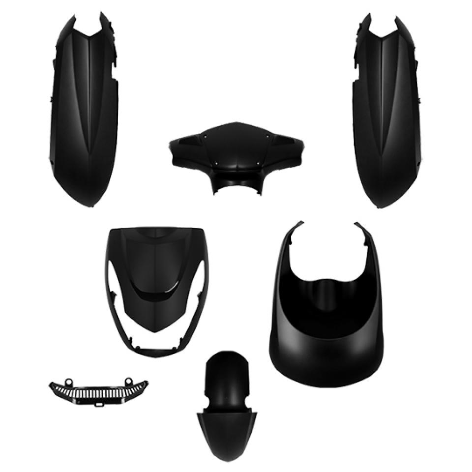 Kit carénage Tun'R pour scooter Peugeot 50 Kisbee 2T 2010 6 pieces noir mat Neuf