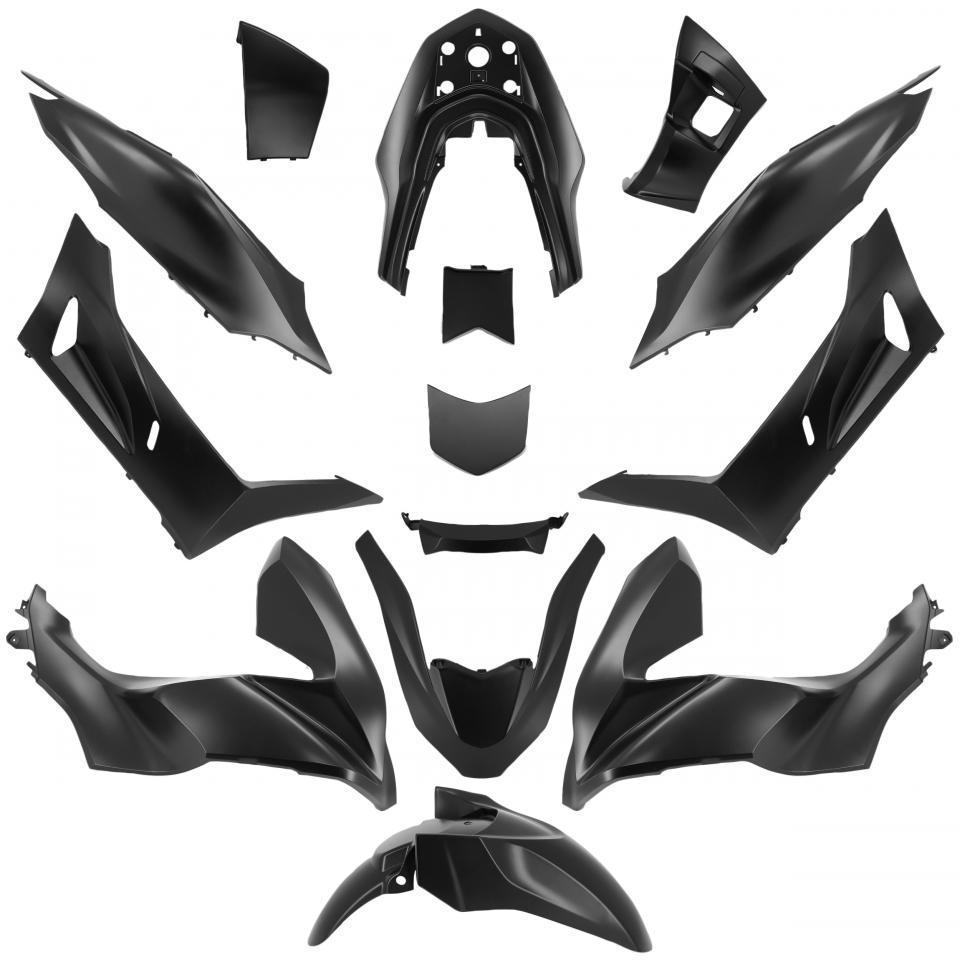 Kit carénage 14 pieces noir mat pour scooter Honda 125 PCX Après 2021 Neuf