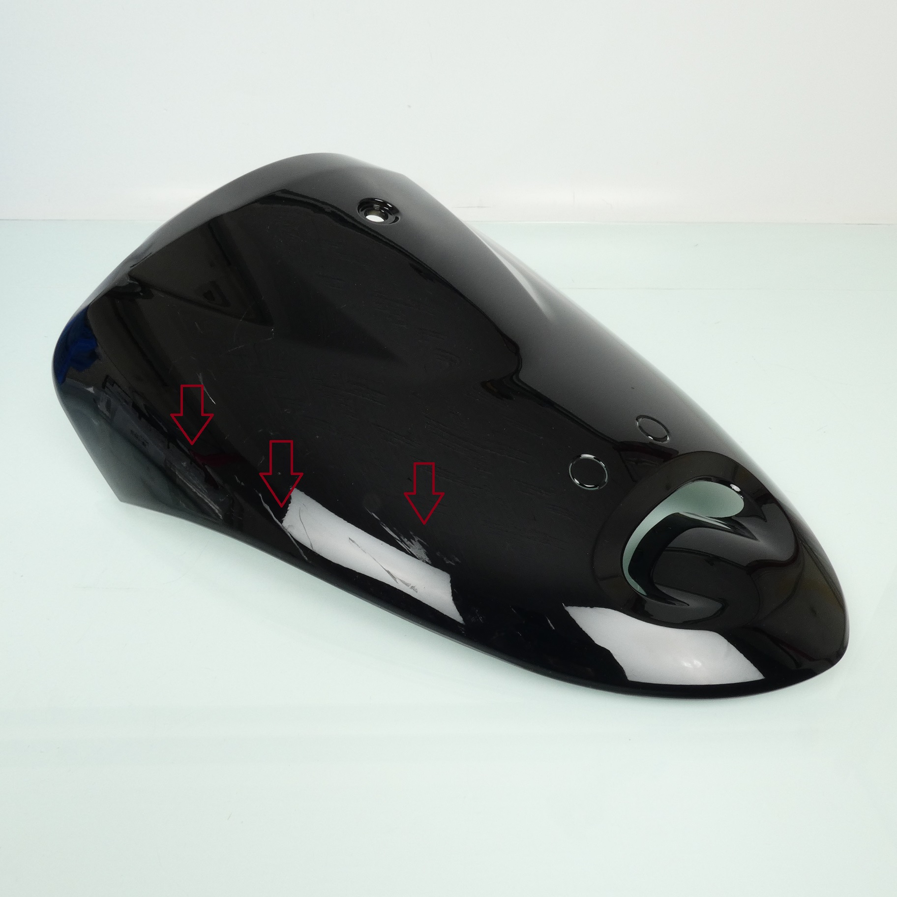 Kit carénage P2R pour Scooter Chinois 50 YY50QT 7 pièces / noir brillant Occasion