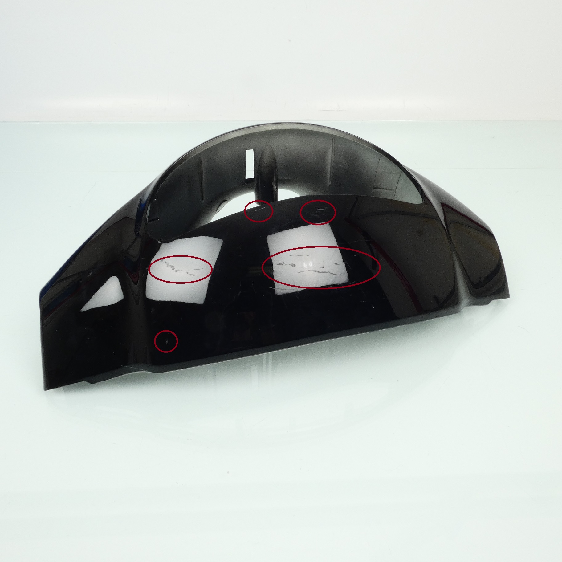 Kit carénage P2R pour Scooter Chinois 50 YY50QT 7 pièces / noir brillant Occasion
