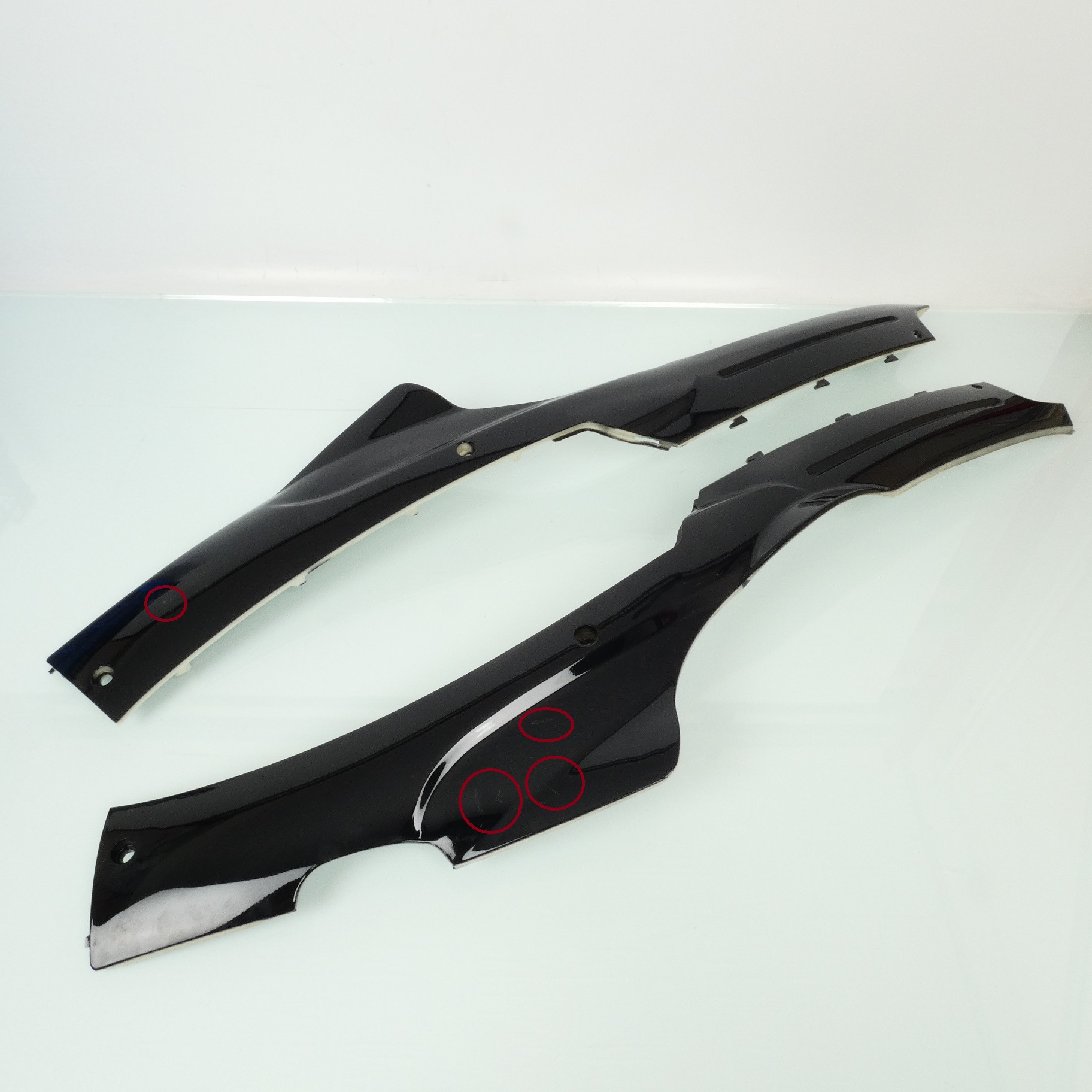 Kit carénage P2R pour Scooter Chinois 50 YY50QT 7 pièces / noir brillant Occasion