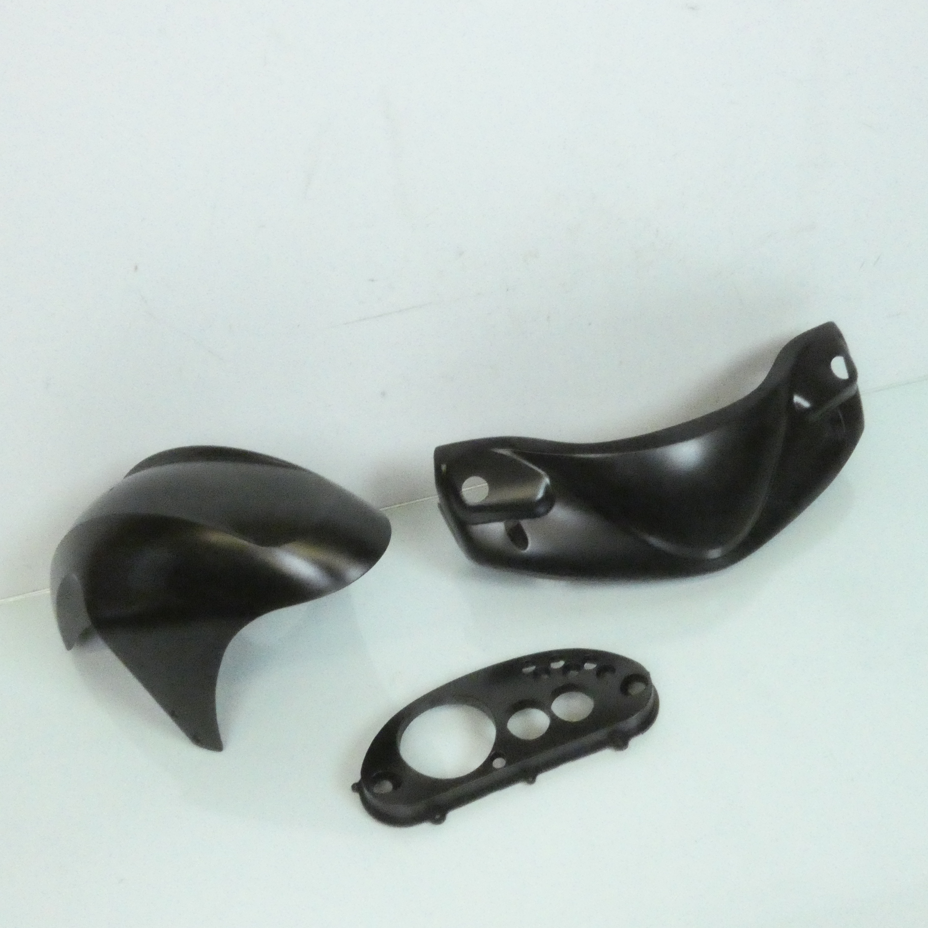 Kit carénage pour scooter Gilera 50 Runner 1997 à 2005 10 pieces noir pailleté