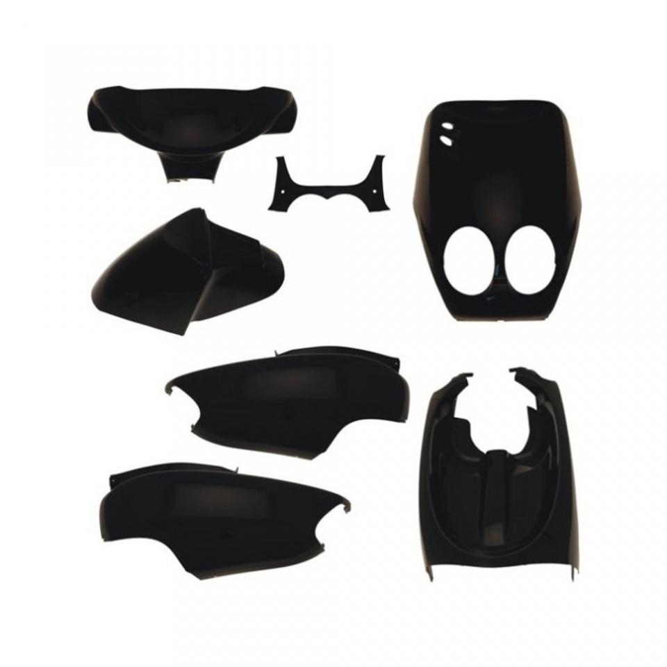 Kit carénage One noir brillant pour scooter MBK 50 Ovetto 1996 à 2007 Neuf