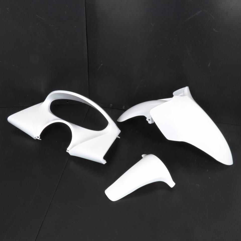 Kit carénage P2R pour scooter Honda 125 PCX 2010 à 2013 blanc brillant 10 pièces
