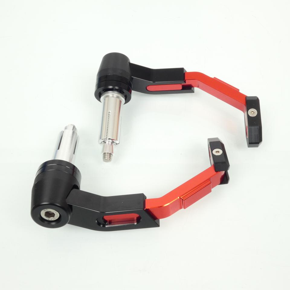 Protège levier protection alu CNC noir orange Ø13 ou 18mm Sifam pour moto Neuf
