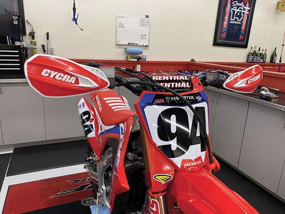 Protège main Cycra pour Moto Honda 125 Cr R 2000 à 2007 AV Neuf