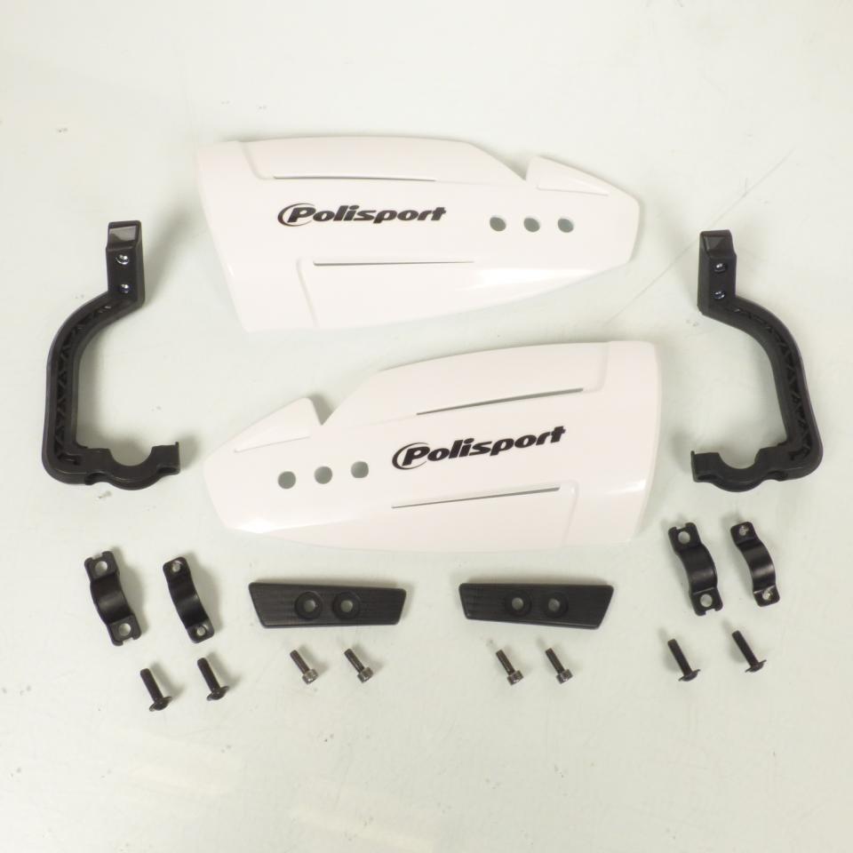 Protège main blanc Polisport MX Hammer ouvert pour moto cross enduro 8307800001