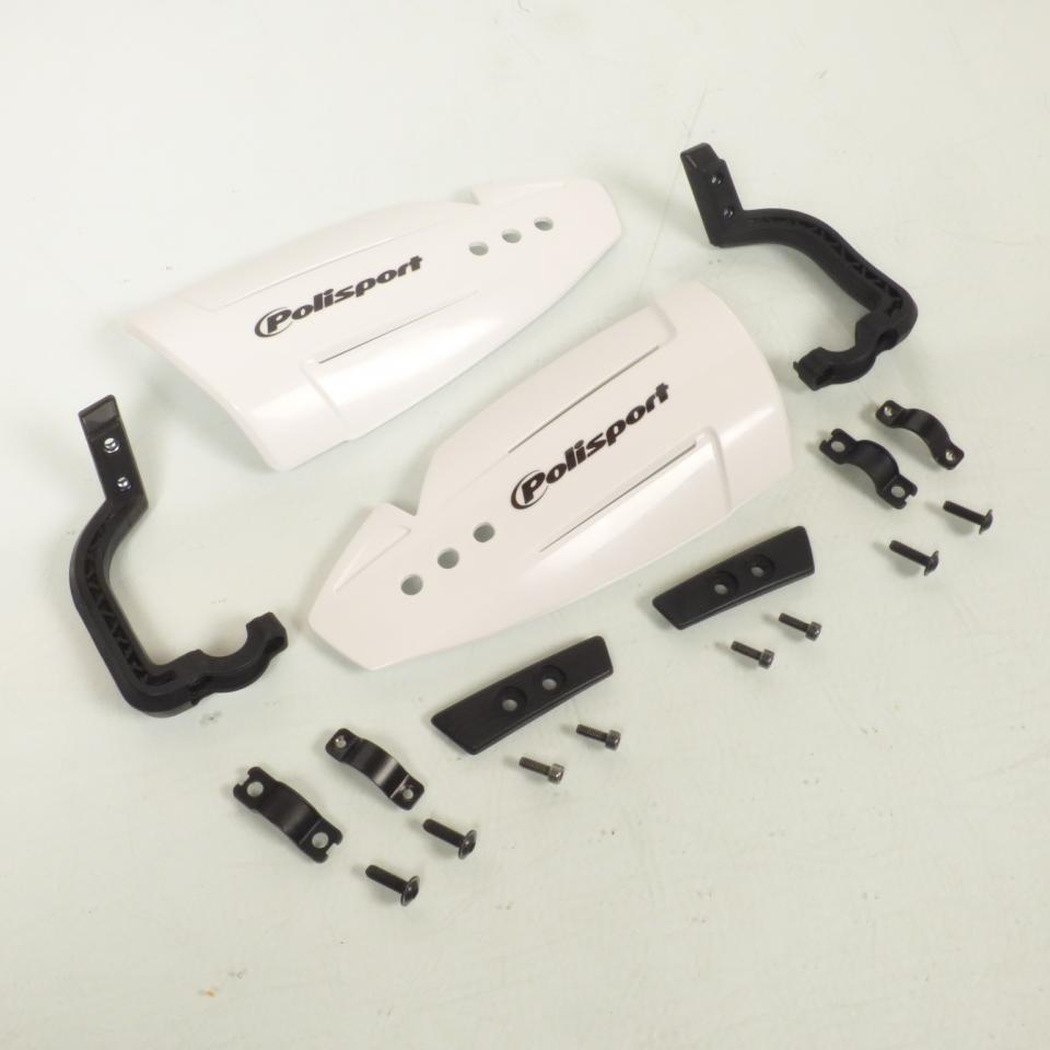Protège main blanc Polisport MX Hammer ouvert pour moto cross enduro 8307800001