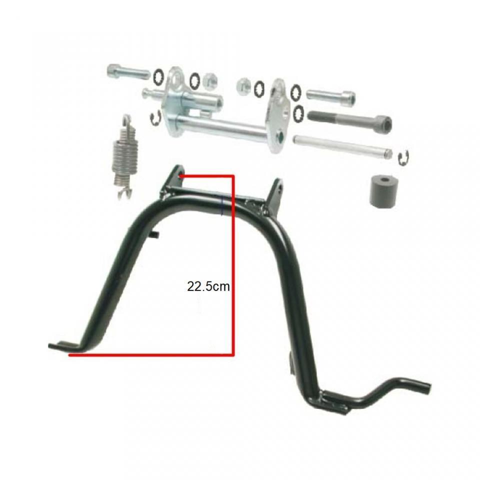 Béquille centrale RMS pour scooter Aprilia 50 Scarabeo 22.5cm fixation modifiée Neuf
