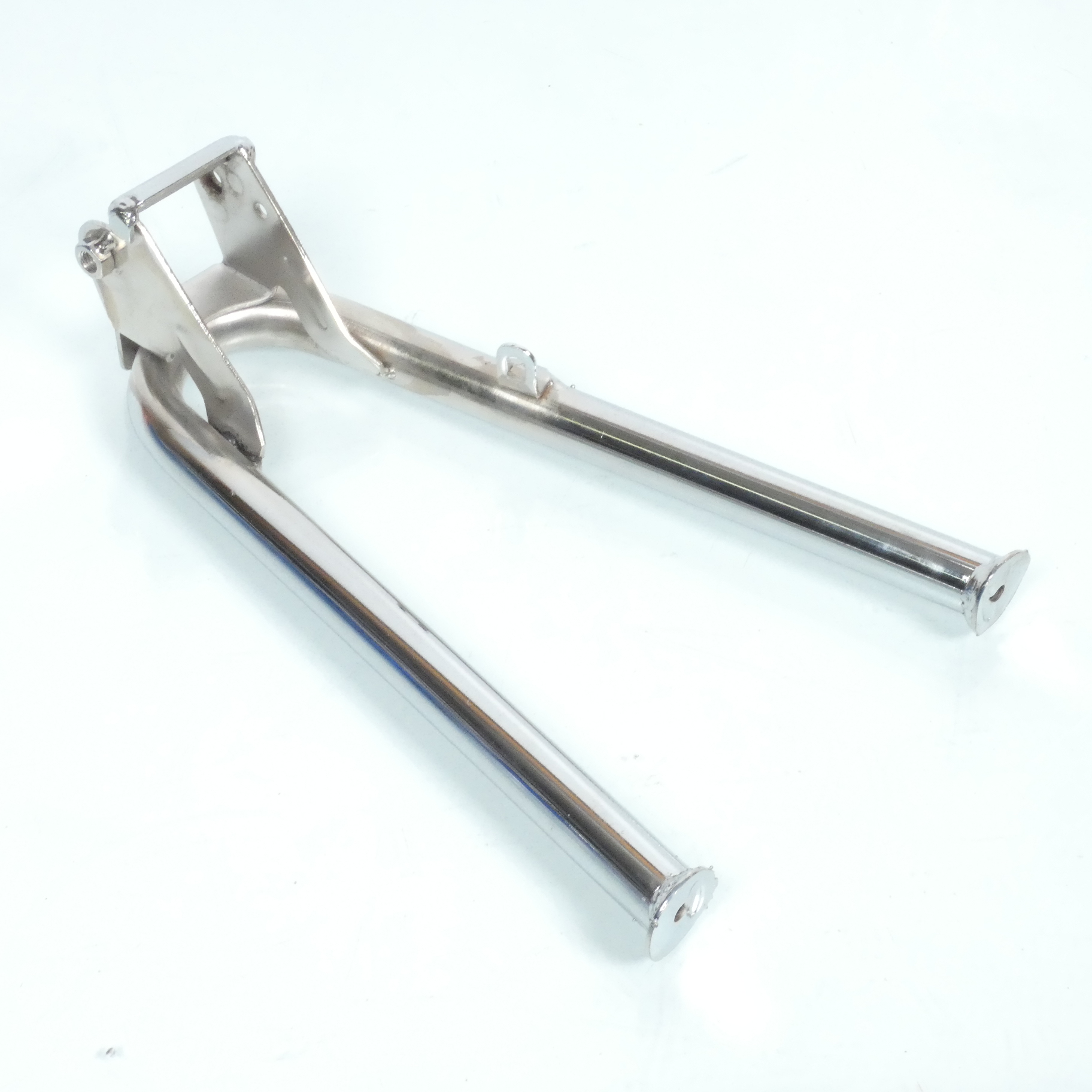 Béquille centrale chromé 28.5cm pour mobylette Peugeot 103 Neuf cyclomoteur mob