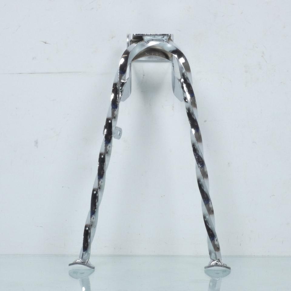 Béquille centrale chromée torsadée pour mobylette Peugeot 103 26.5cm Neuf