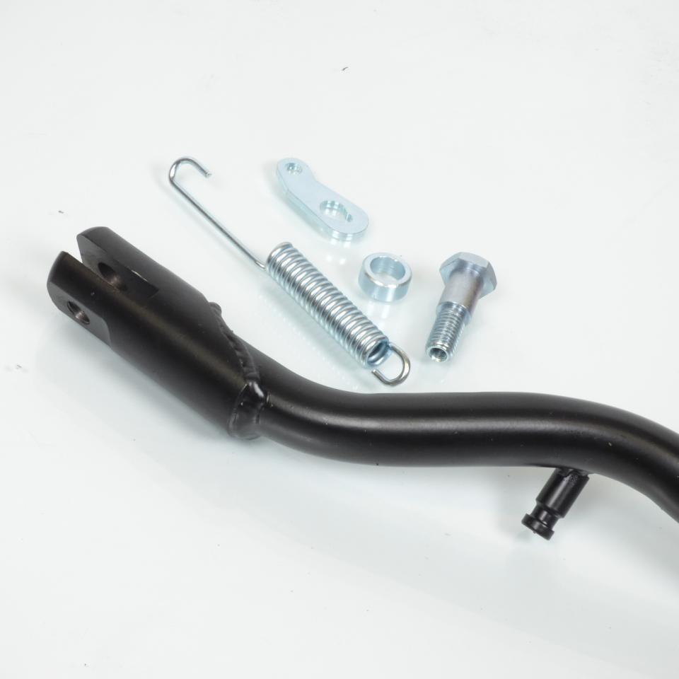Béquille latérale noire pour moto Peugeot 50 XR7 Neuf 24cm avec axe et ressort