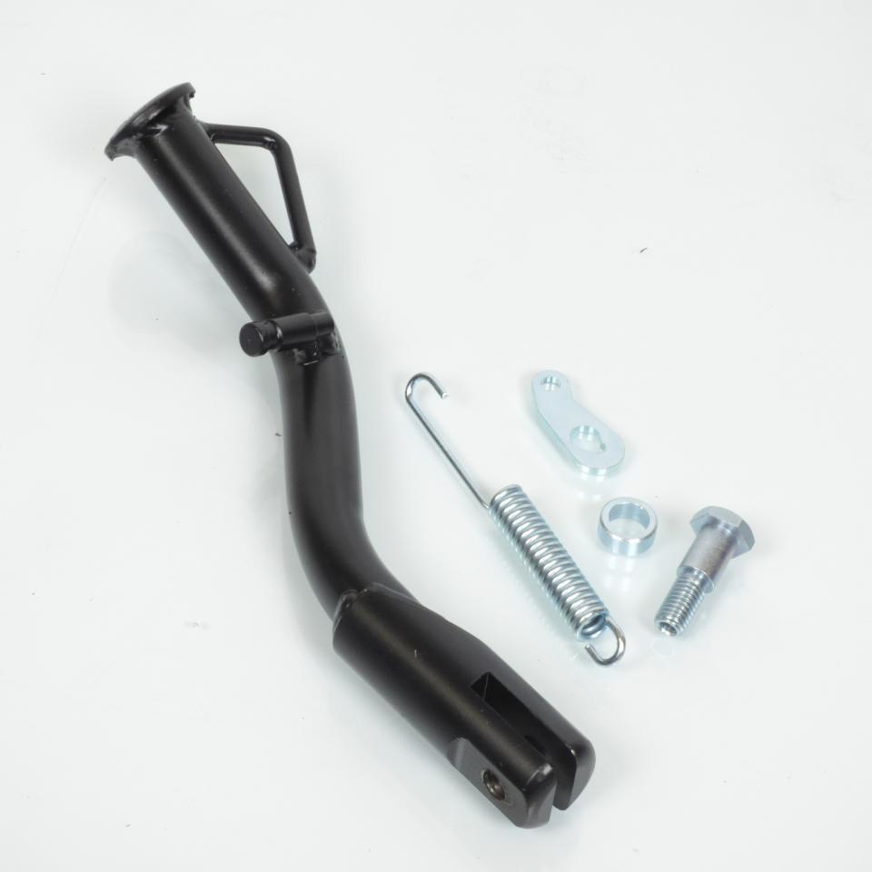 Béquille latérale noire pour moto Peugeot 50 XR7 Neuf 24cm avec axe et ressort