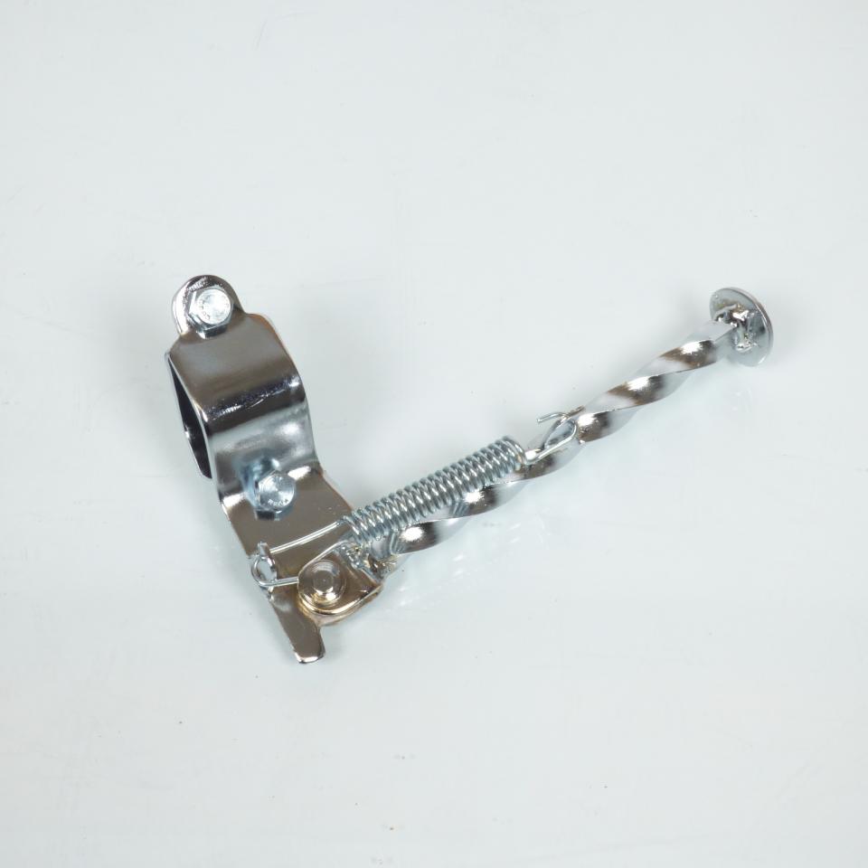 Béquille latérale torsadée chromée pour mobylette MBK 51 180mm bras rond neuf