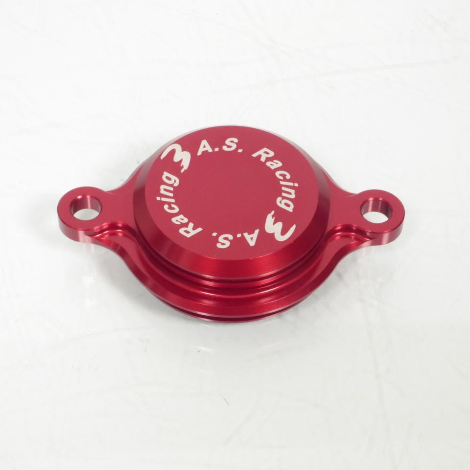 Bouchon filtre à huile rouge 3AS Racing pour moto Yamaha 450 YZF 2010 à 2013 Neuf