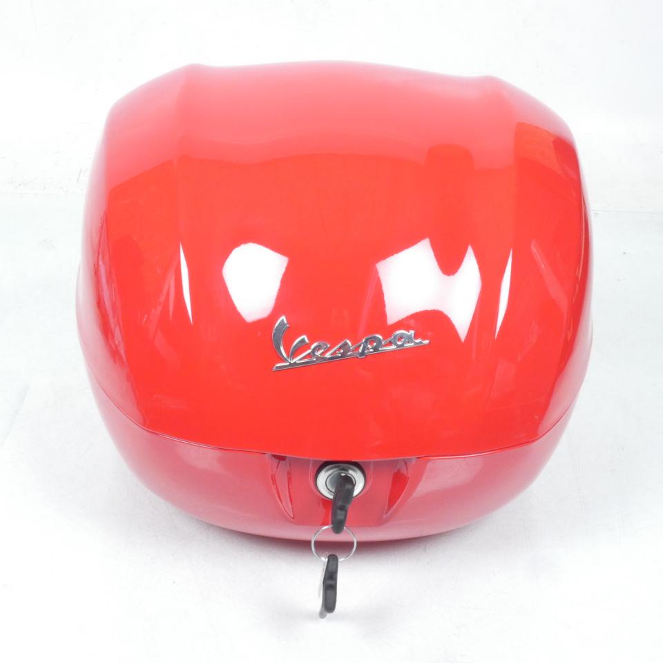 Top case pour scooter Piaggio 125 Vespa primavera 1B00001600R7 32L Rouge Neuf