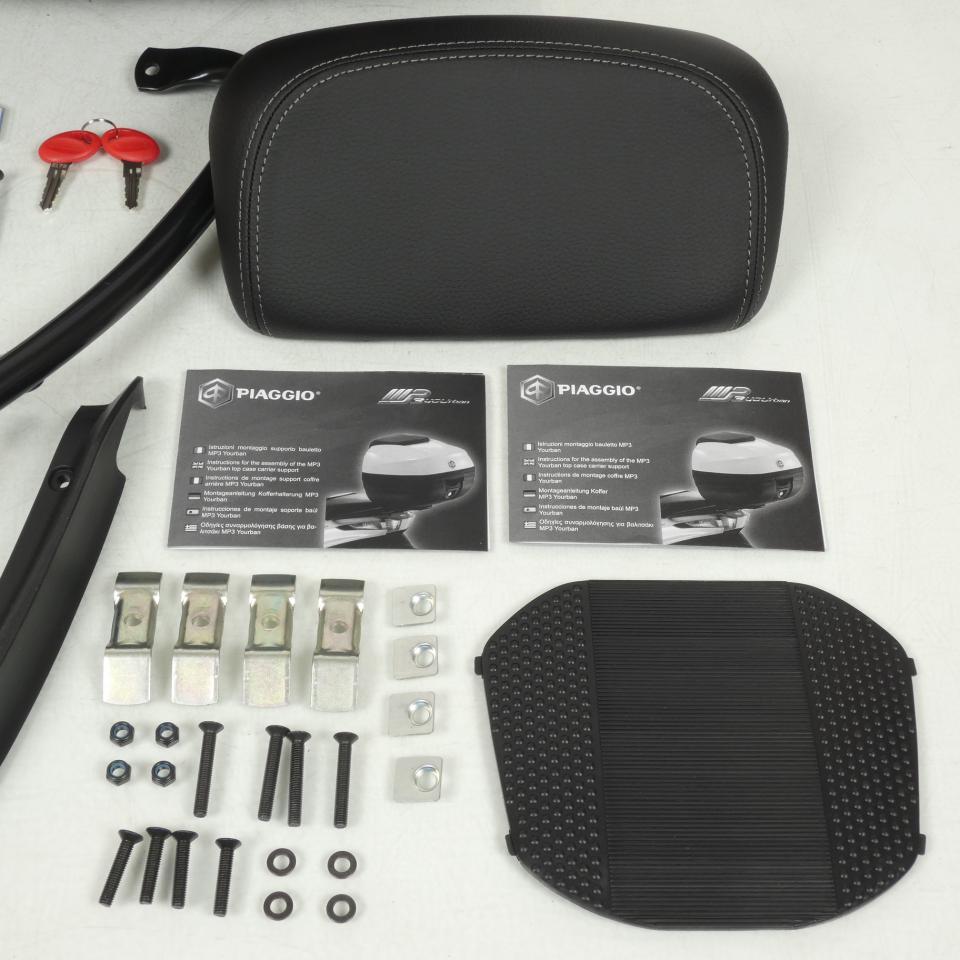 Kit top case origine pour scooter Piaggio 125 MP3 Yourban 2011-13 6727560XN2 37L