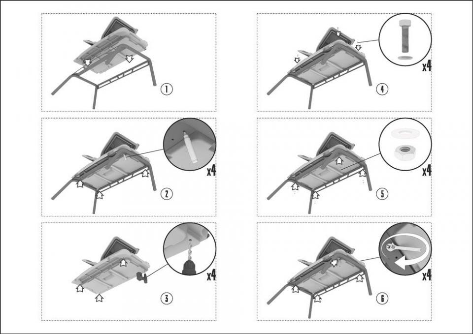 Top case pour Polaris Ranger