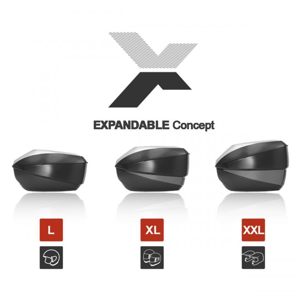 Top case Shad SH58X volume réglable 46L 52L 58L carbone noir pour moto Occasion