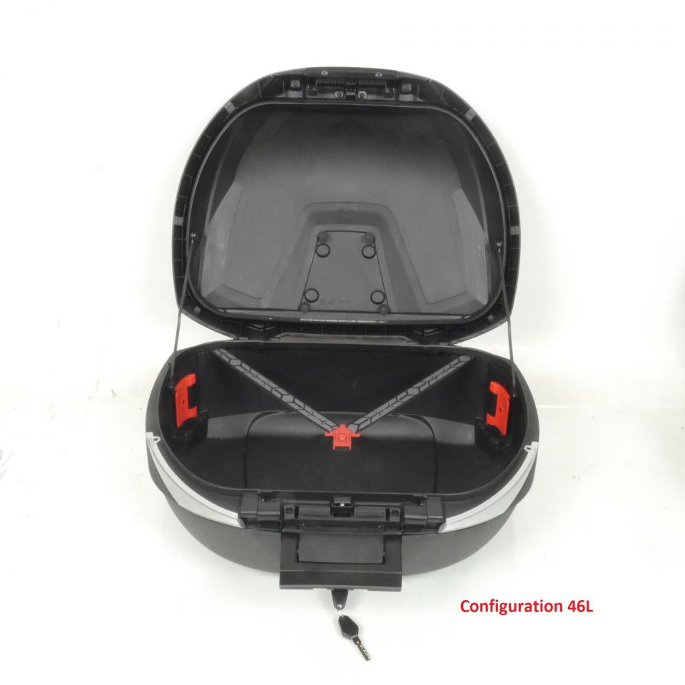 Top case Volume réglable 46L 52L 58L carbone noir Shad SH58X pour moto Scooter