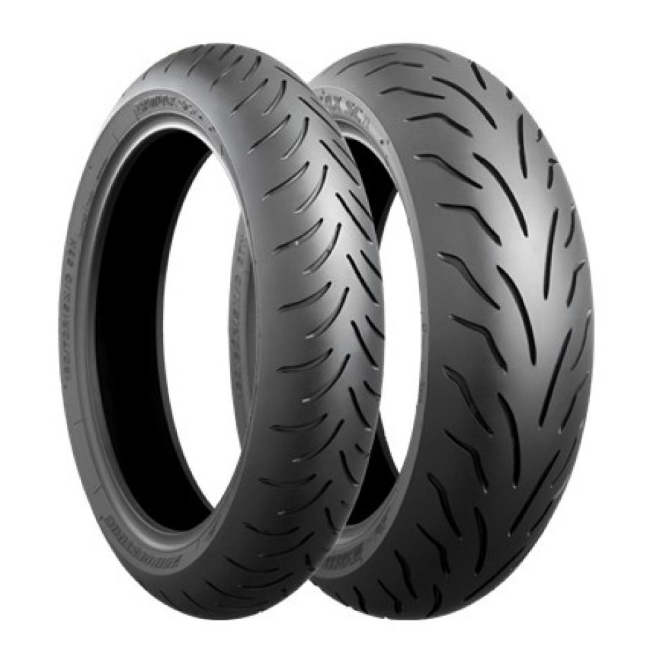 Pneu 130-70-13 Bridgestone pour Scooter Yamaha 125 Mw Tricity 3 Roues 2014 à 2016 AR Neuf