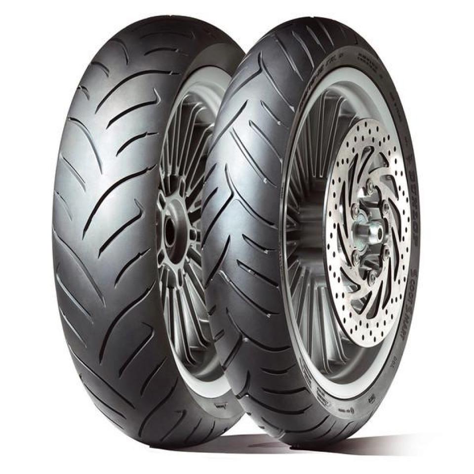 Pneu AV / AR 90-80-16 Dunlop SCOOTSMART pour scooter Aprilia 100 Scarabeo Neuf