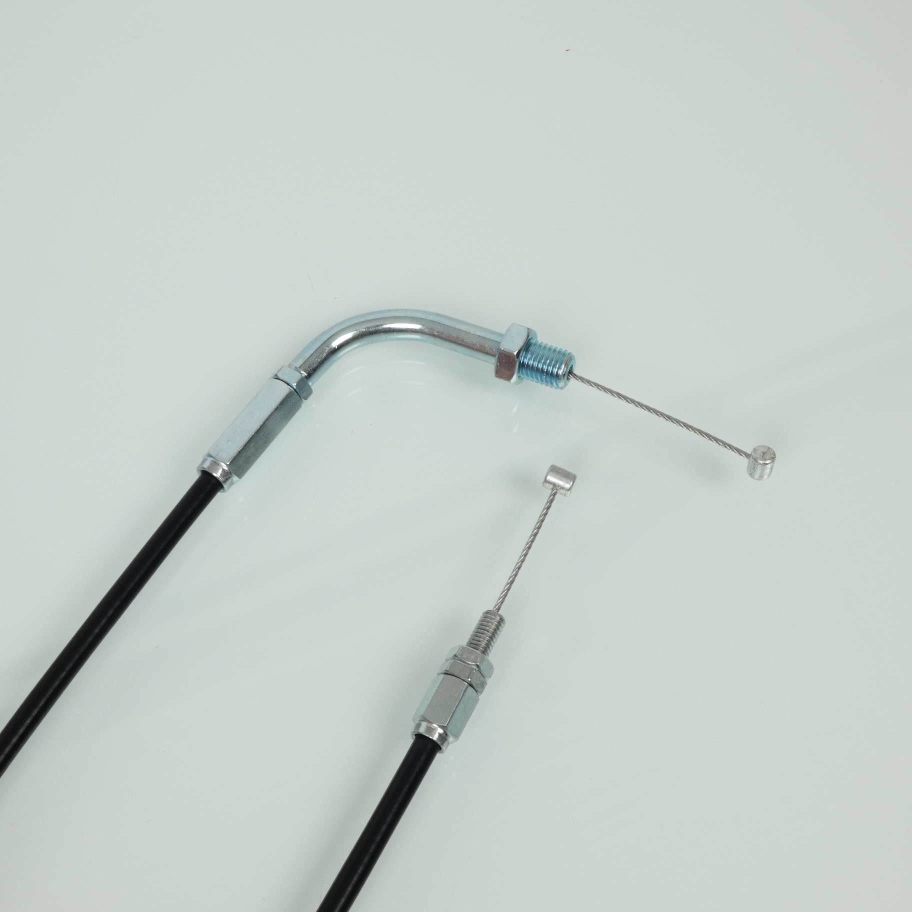 Câble d'accélérateur Teknix pour Moto Kawasaki 900 Z A 1976 109cm / 97cm Neuf
